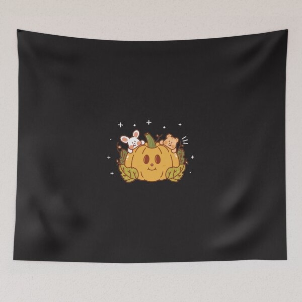 Item preview, rabbit eats pumpkin designed and sold by lehomgteuis.