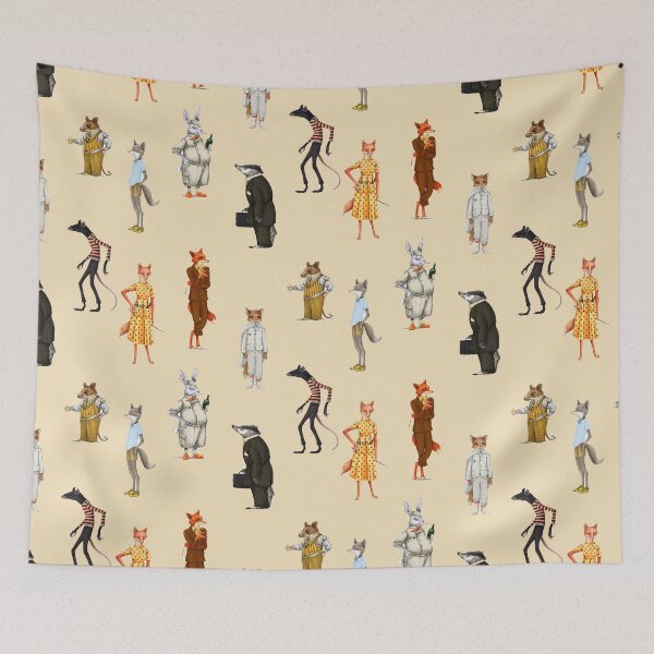 Item preview, Fantastic Mr. fox and Mrs. Fox Family Sticker pack designed and sold by VINU-DESIGNS.