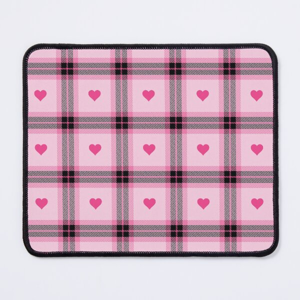 Item preview, Tartan Plaid Pink Hearts Pattern designed and sold by dass-art.