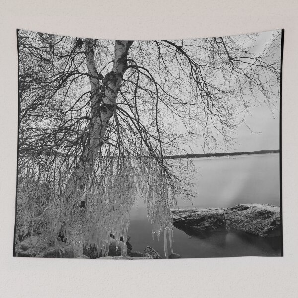 Item preview, Winter dressed the birch bw designed and sold by Jouko Lehto Photography.