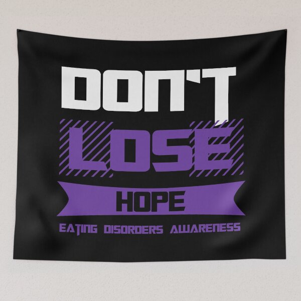 Item preview, Don't Lose Hope Eating Disorders Awareness designed and sold by Color-Sparkle.