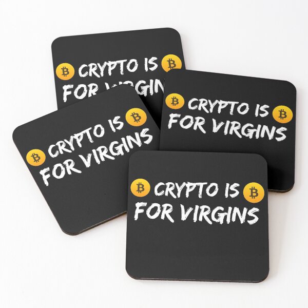 Item preview, Crypto is for virgin (Funny crypto meme) designed and sold by Slaystyle.