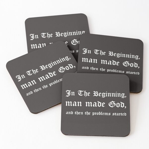 Item preview, In the beginning man made God and then the poblems started designed and sold by ForStrong.