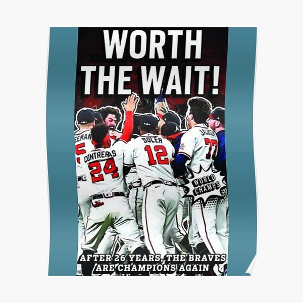 Atlanta Braves Are NL East Champions Home Decor Poster Canvas