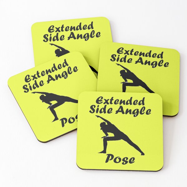 Item preview, Yoga Pose Extended Side Angle designed and sold by SadSacDesigns.