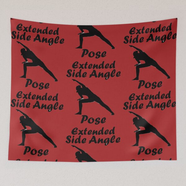 Item preview, Yoga Pose Extended Side Angle designed and sold by SadSacDesigns.