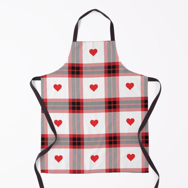 Item preview, Tartan Plaid Red Hearts Pattern designed and sold by dass-art.
