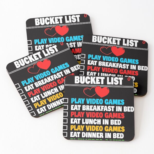 Item preview, My Bucket List Funny Video Games Boys Gamer Valentines Day designed and sold by JanetDonohoe.