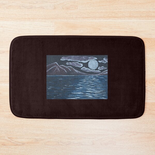 Item preview, Moon Reflecting on Water and Mountains designed and sold by lisavonbiela.