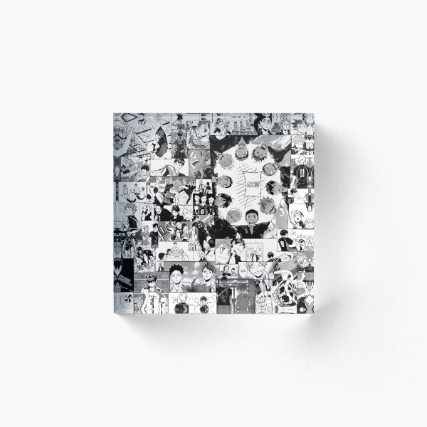 Haikyuu!! Karasuno Collage Acrylic Block