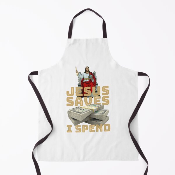 Item preview, Jesus saves I spend - Jesus lover - Jesus christ designed and sold by crazycollective.