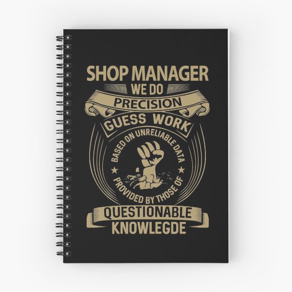 Item preview, Shop Manager T Shirt - We Do Precision Job Gift Item Tee designed and sold by natalinedk.
