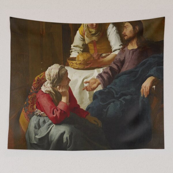 Item preview, Christ in the House of Martha and Mary , Johannes Vermeer designed and sold by Art Outlaws.