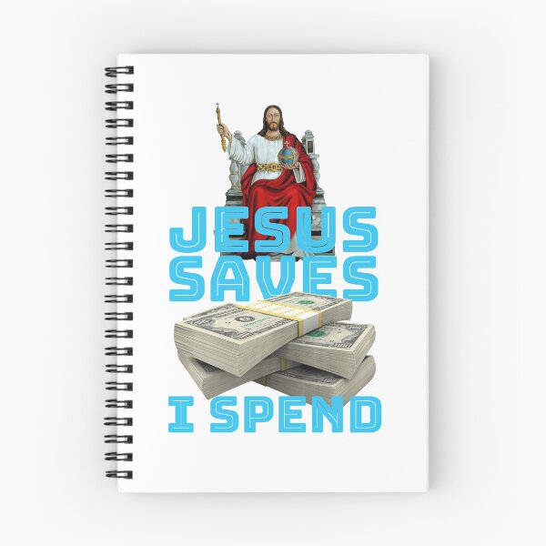 Item preview, Jesus saves I spend designed and sold by crazycollective.