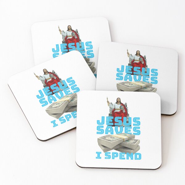Item preview, Jesus saves I spend designed and sold by crazycollective.