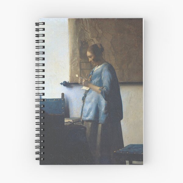 Item preview, Woman in blue reading a letter, C.1662-63, Johannes Vermeer designed and sold by Art Outlaws.