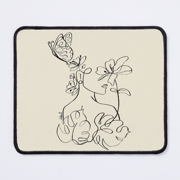 Item preview, one line girl art designed and sold by Rand Shop.