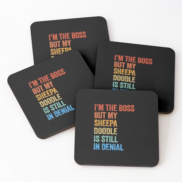 Item preview, I'm The Boss Sheepadoodle Still In Denial  designed and sold by Guarddogdrive.