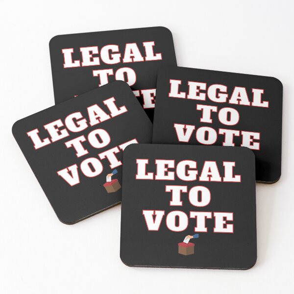 Item preview, Legal to vote! (for Dark color item) designed and sold by Greatdreamer.