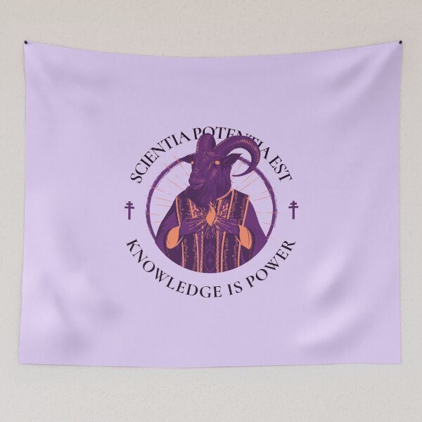 Item preview, Purple Baphomet, Rites Of Darkness, I'm A Satanist, Nyaphomet designed and sold by TAPHEIYN.