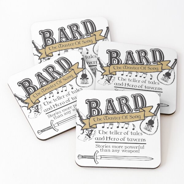 Item preview, Bard - Master Of Song, Epic Fantasy RPG Quote - DnD designed and sold by NickiCollings.