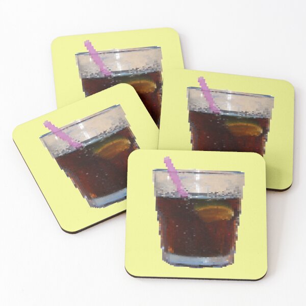 Item preview, Pixelated Drink designed and sold by Cardinal Designs.