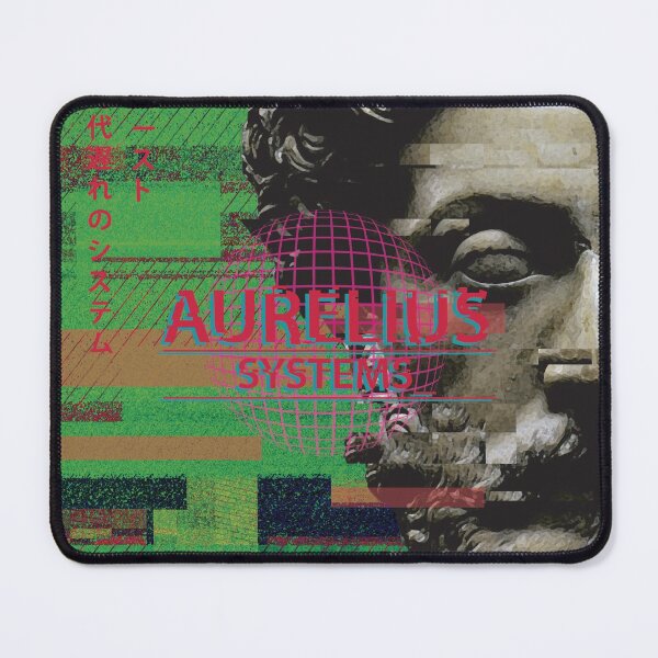 Item preview, Aurelius Systems Vaporwave Glitch Design designed and sold by DeYoungFashion.