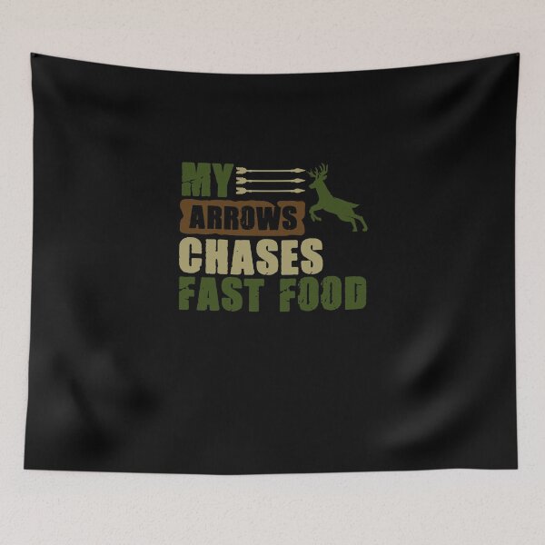 Item preview, Fast Food Hunting For A Bowhunting Bow Hunter Enthusiast designed and sold by Nessshirts.