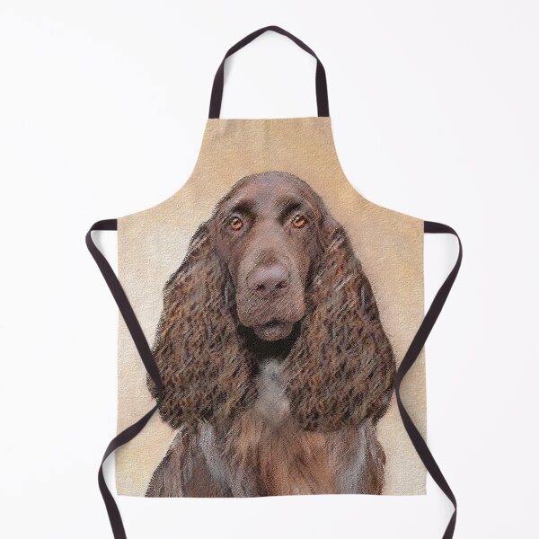 Item preview, Field Spaniel Painting - Cute Original Dog Art designed and sold by alpendesigns.