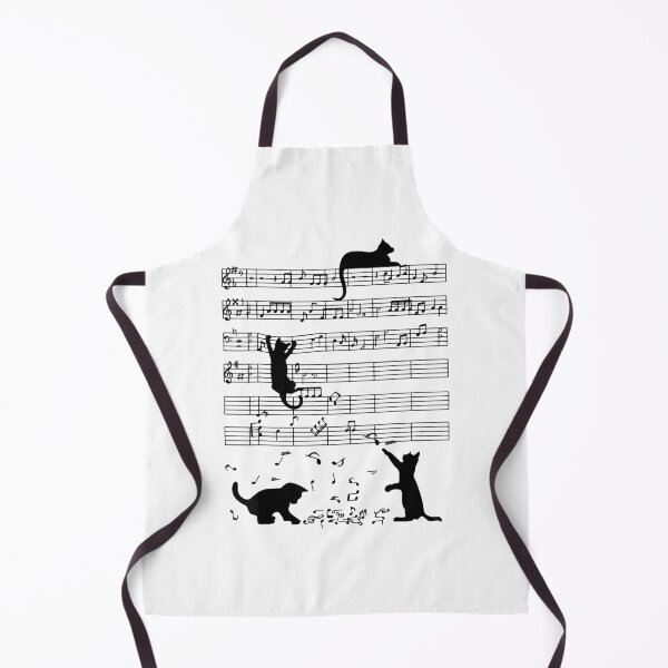 Item preview, Black Cat Climbing Playing Sheet Music Note Lover cat designed and sold by ryanbrian.