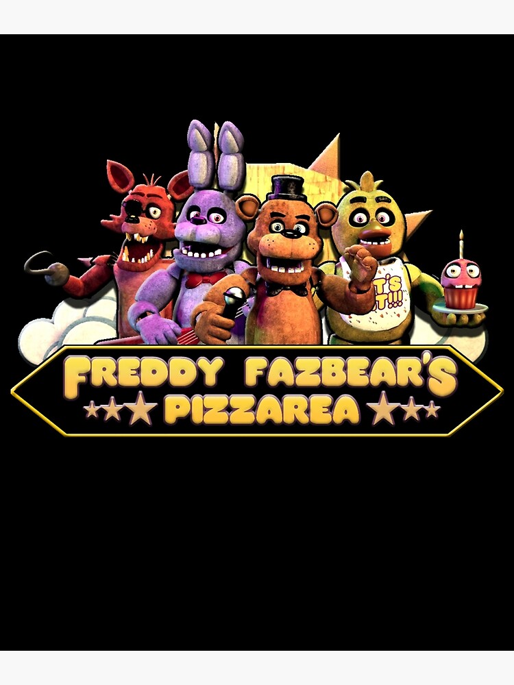 FNAF Security Breach Glam Rock Freddy, Gregory and Vanny  Poster for Sale  by Darkodra