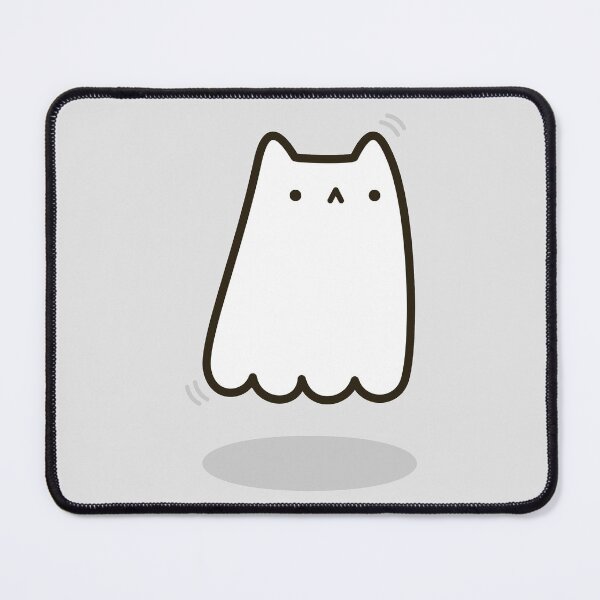 Item preview, Cute spooky ghost kitty cat designed and sold by KnuckersHollow.