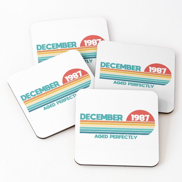 Item preview, December 1987 Sunset Vintage Retro 37th Birthday Essential designed and sold by MajesticTree.