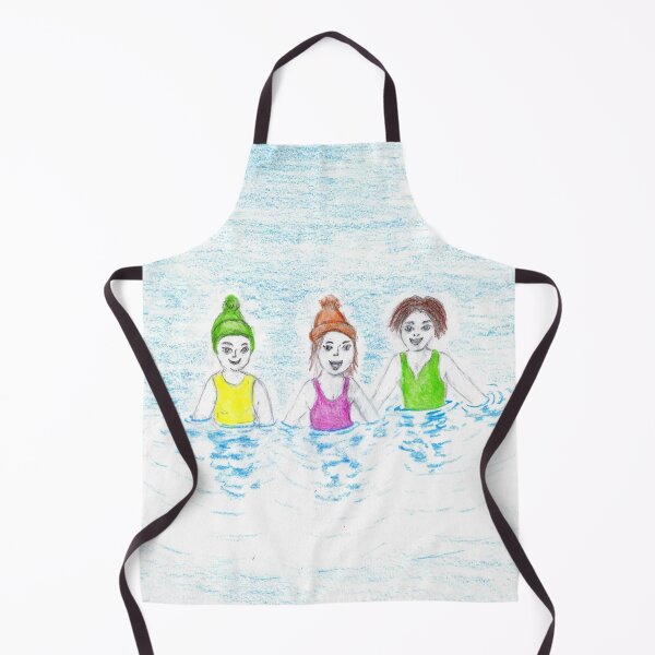 Item preview, Wild Sea Swimming-Friends Swimming In the Sea designed and sold by Breezy Cove Art.
