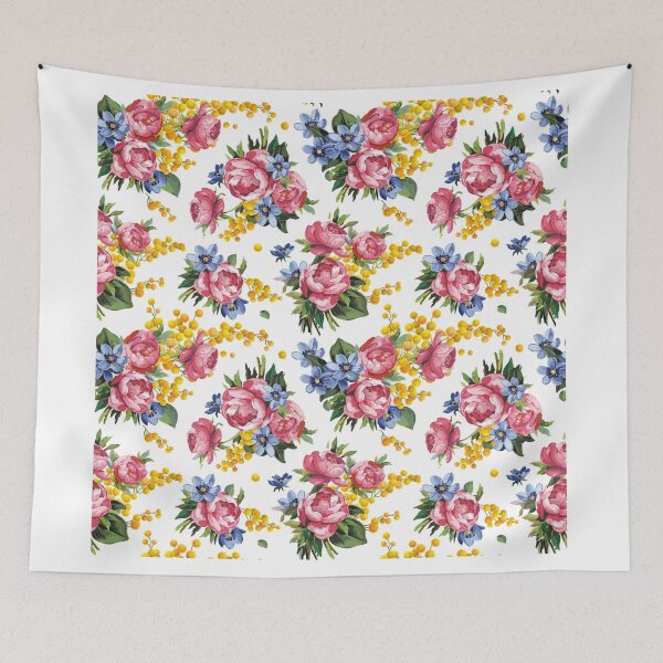 Item preview, Bouquet Flowers pink and blue by Factor-X  designed and sold by Shop-Factor-X.