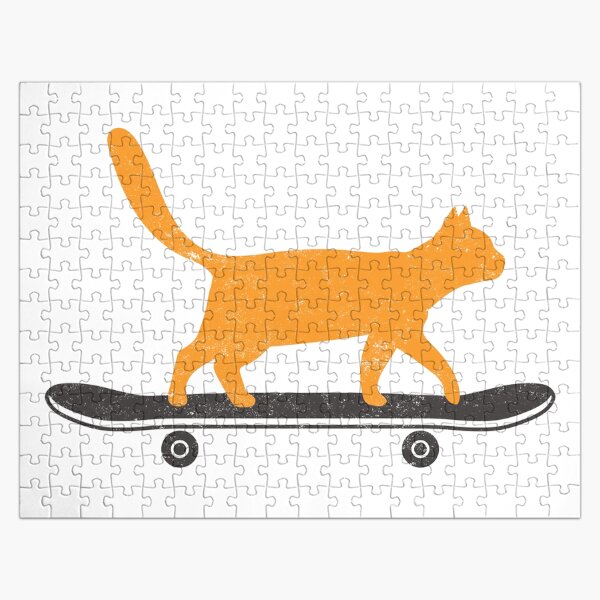 Item preview, The Skateboard Cat designed and sold by Blok45.