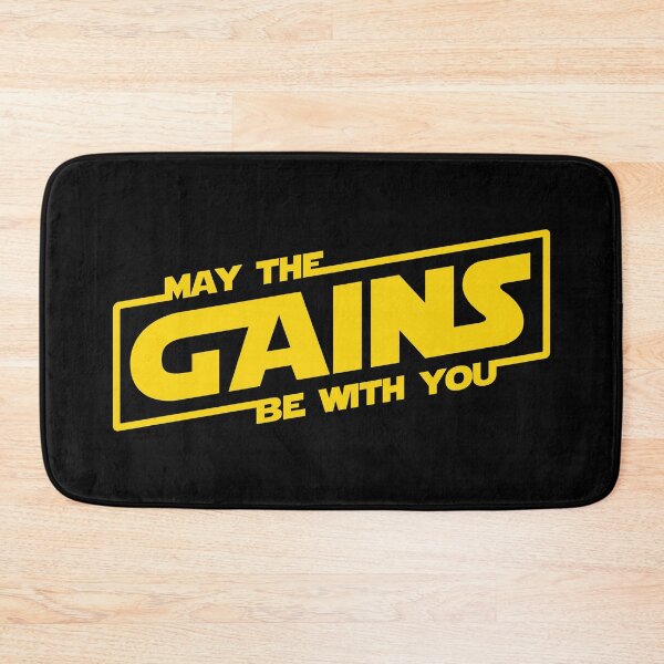Item preview, May The Gains Be With You | Gym Quote For Bodybuilders designed and sold by Printend _.