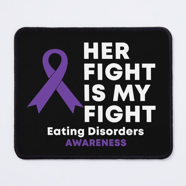 Item preview, Her Fight Is My Fight Eating Disorders Awareness designed and sold by Color-Sparkle.