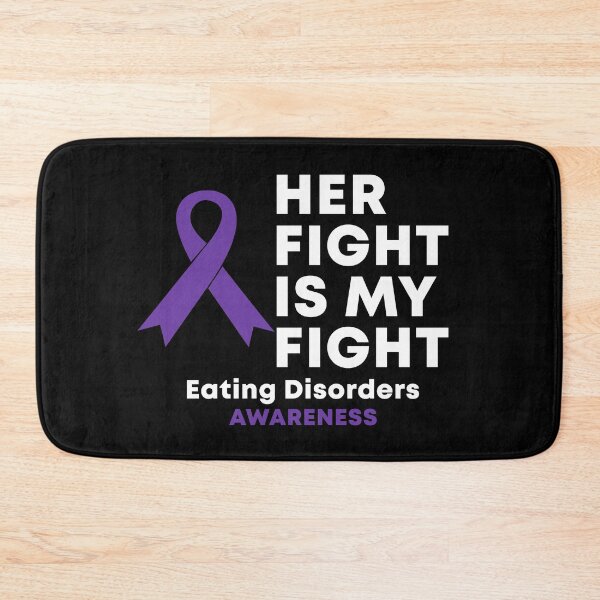 Item preview, Her Fight Is My Fight Eating Disorders Awareness designed and sold by Color-Sparkle.