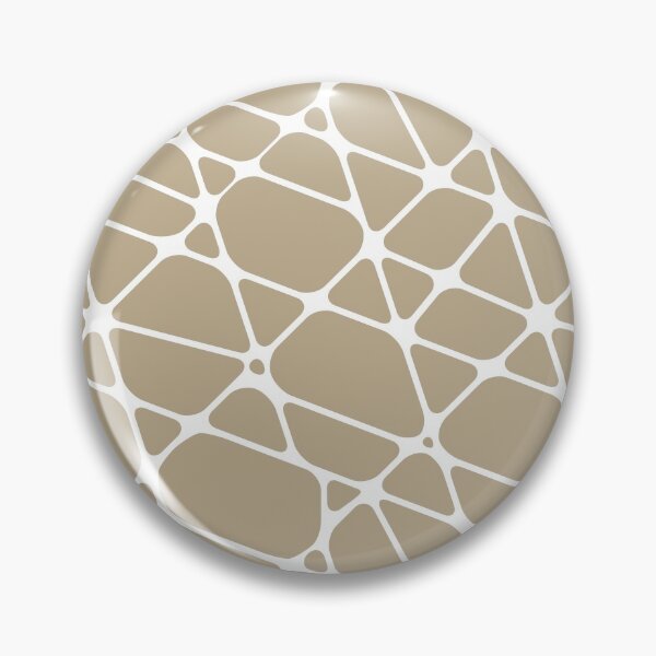 Item preview, Tan and WhiteAbstract Mosaic Pattern 2 Pairs DE 2022 Trending Color Bamboo Screen DE6193 designed and sold by ColorOfTheYears.