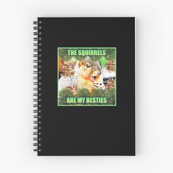 Item preview, THE SQUIRRELS ARE MY BESTIES Sticker designed and sold by ConnySchneider.