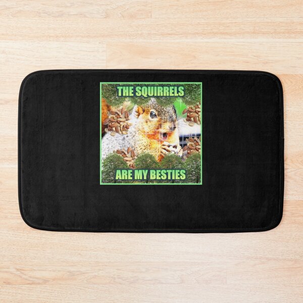 Item preview, THE SQUIRRELS ARE MY BESTIES Sticker designed and sold by ConnySchneider.