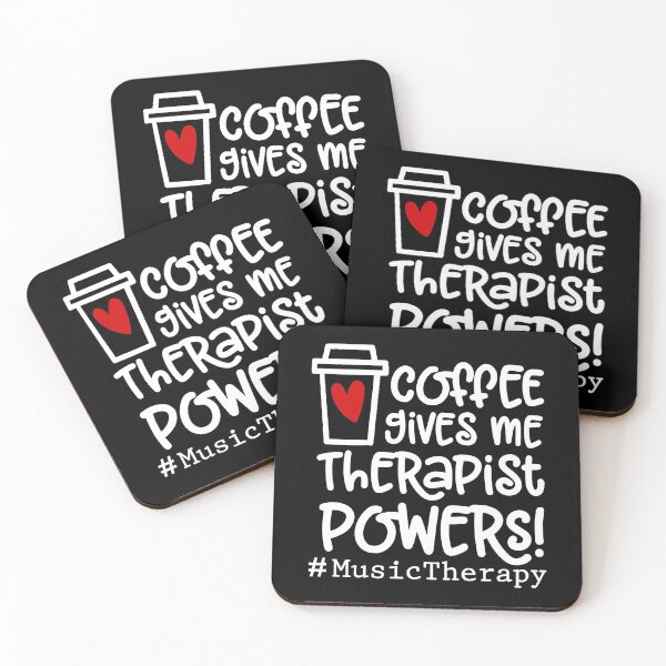 Item preview, Music Therapist Coffee Gives Me Therapist Powers designed and sold by ryanbrian.