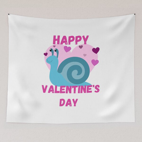 Item preview, Blue Happy Valentines Day - Snail designed and sold by LukjanovArt.