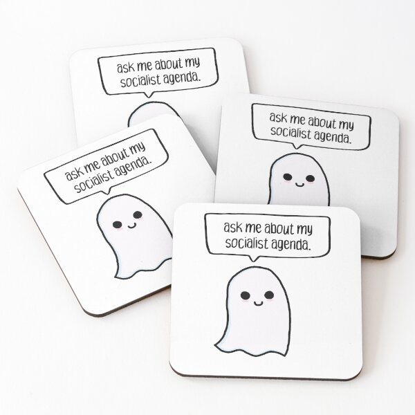Item preview, anarchist ghost. ask me about my socialist agenda. designed and sold by cute anarchist animals.