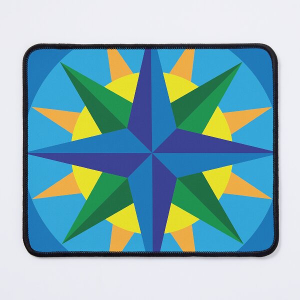 Item preview, Barn Quilt Square Nautical Star designed and sold by MisfitTaynna.