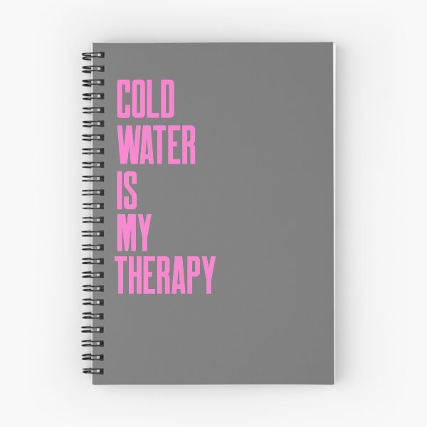 Item preview, Cold Water is my Therapy - Pink Text - Wild Swimming Tees designed and sold by WildSwimming.