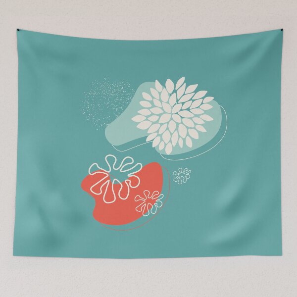 Item preview, Luonto, Abstract Organic Shapes and Flowers Art designed and sold by BesanoStyle.