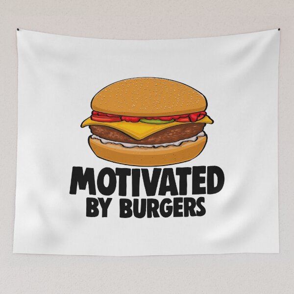 Item preview, Motivated By Burgers designed and sold by Bendthetrend.