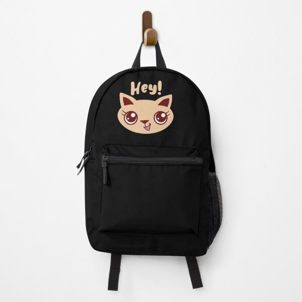 Item preview, cute cat say hey designed and sold by Blazing-Art.